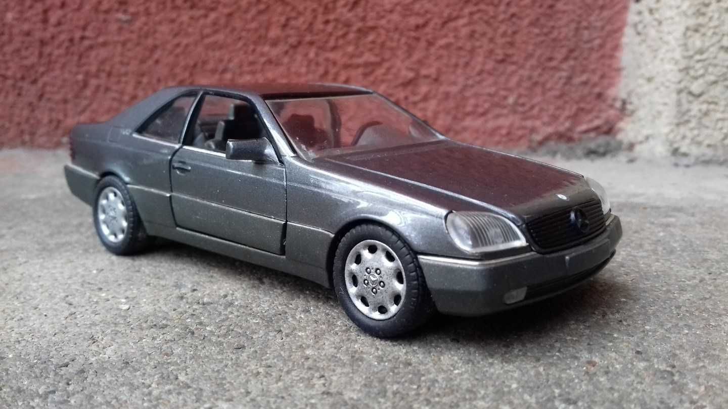 Mercedes-Benz S600 CL SEC S-Class Coupe 1:43 Schabak model c140 w140