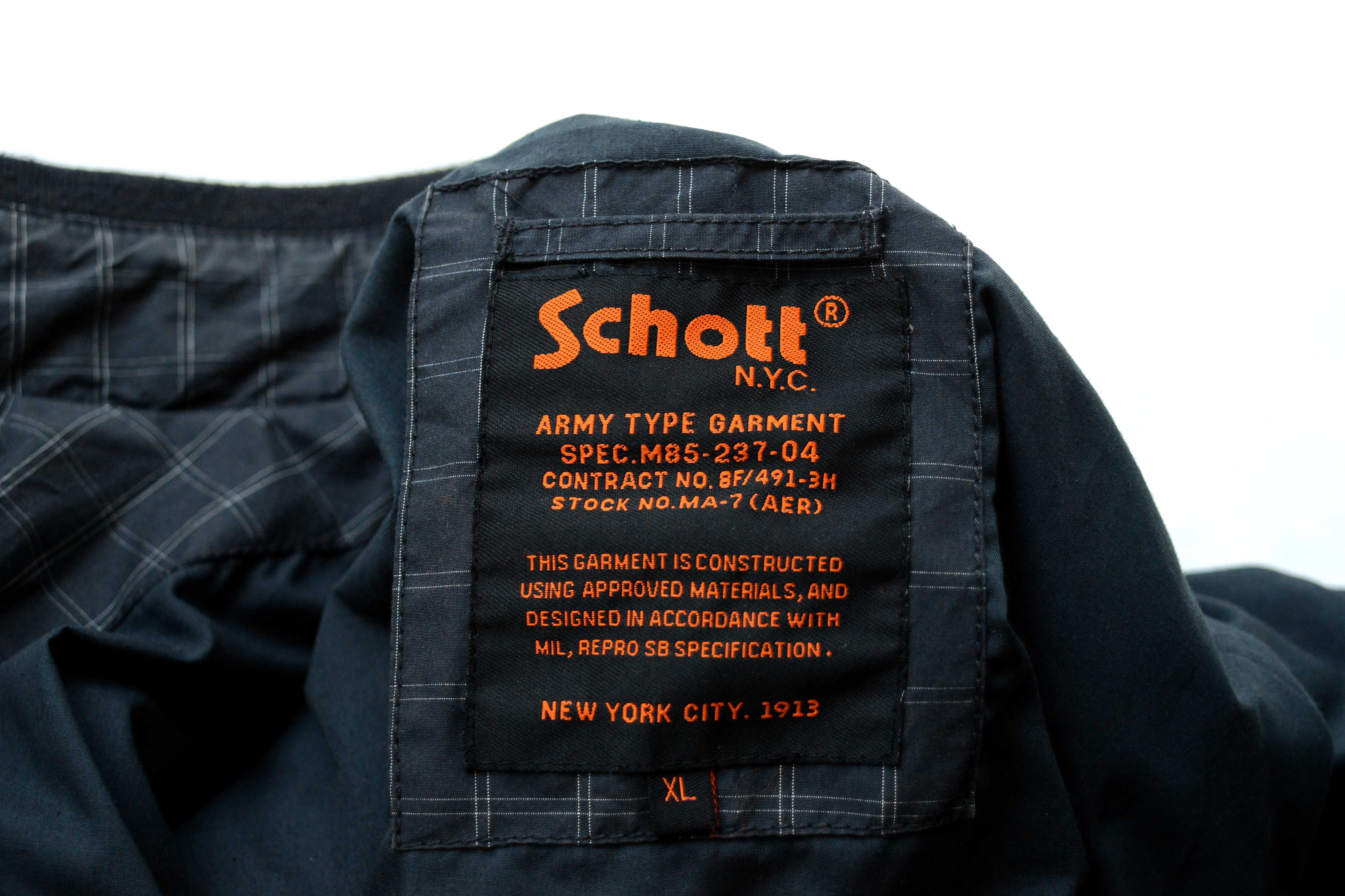 Куртка бомбер Schott NYC Army Type Garment USA L/XL