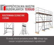 Rusztowanie jezdne, elewacyjne. Drabiny. Wypożyczalnia. Śląsk