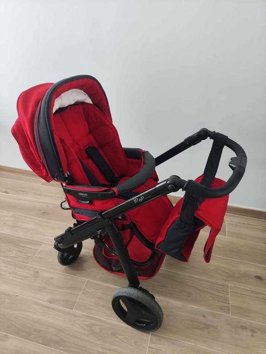 Carrinho BEBECAR + Redutores + Mala + Cobertura Chuva - Como NOVO