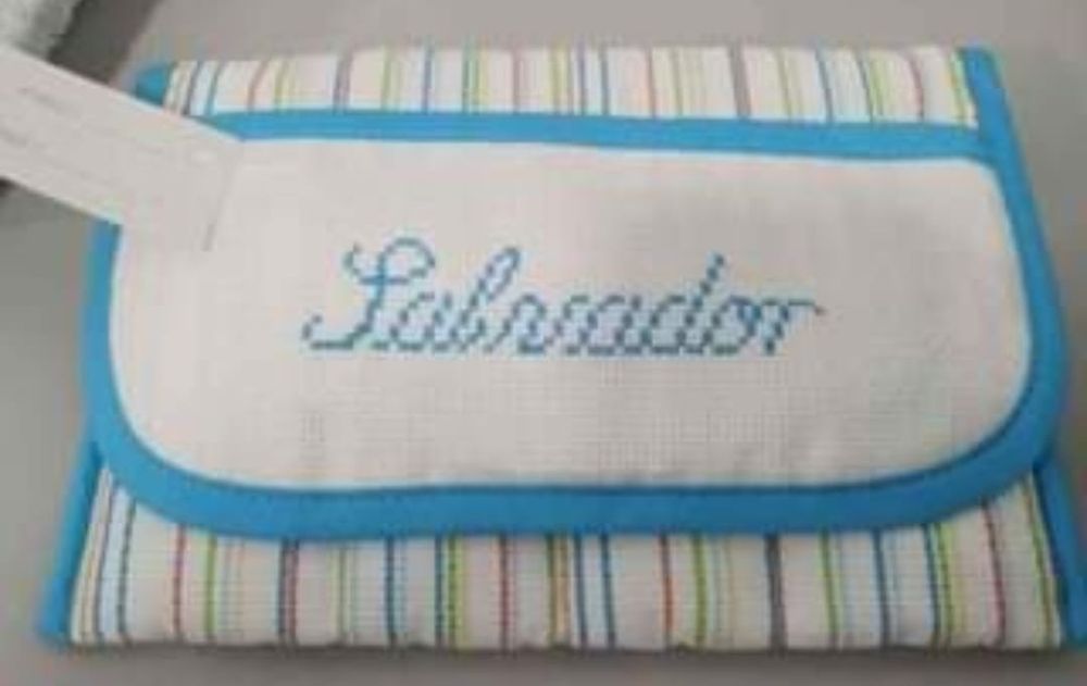 Conjunto de banho personalizado com o nome *Salvador*