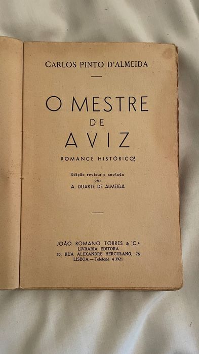 Livro O Mestre De Aviz