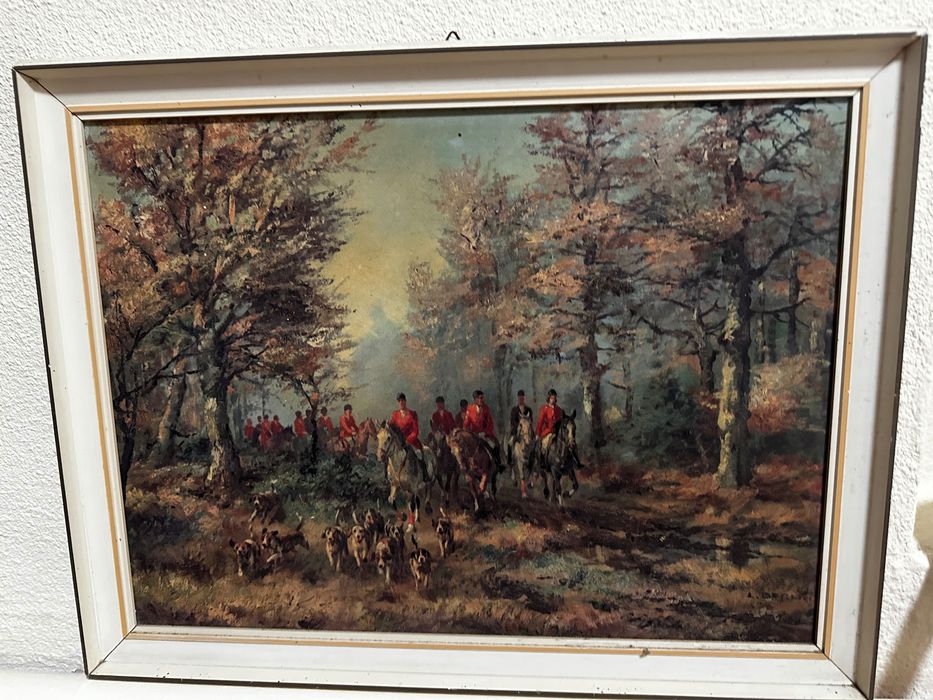 Картина “Hubertusjagd im bunten Rock” (L. Berlin)