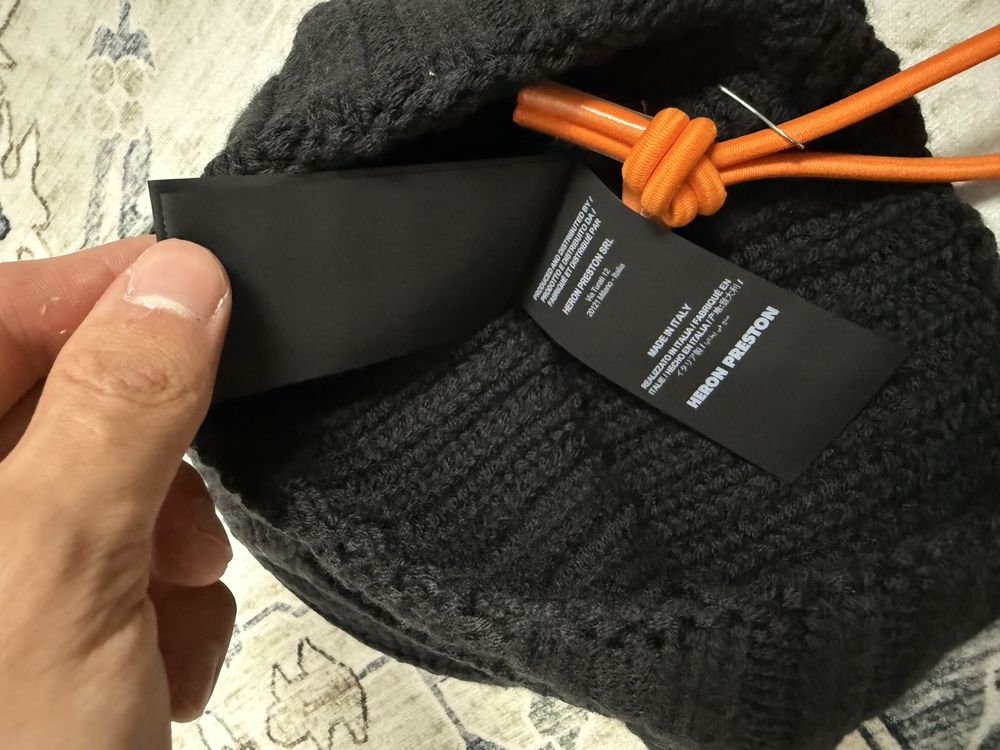 Оригинальная шапка Heron Preston Rib Beanie