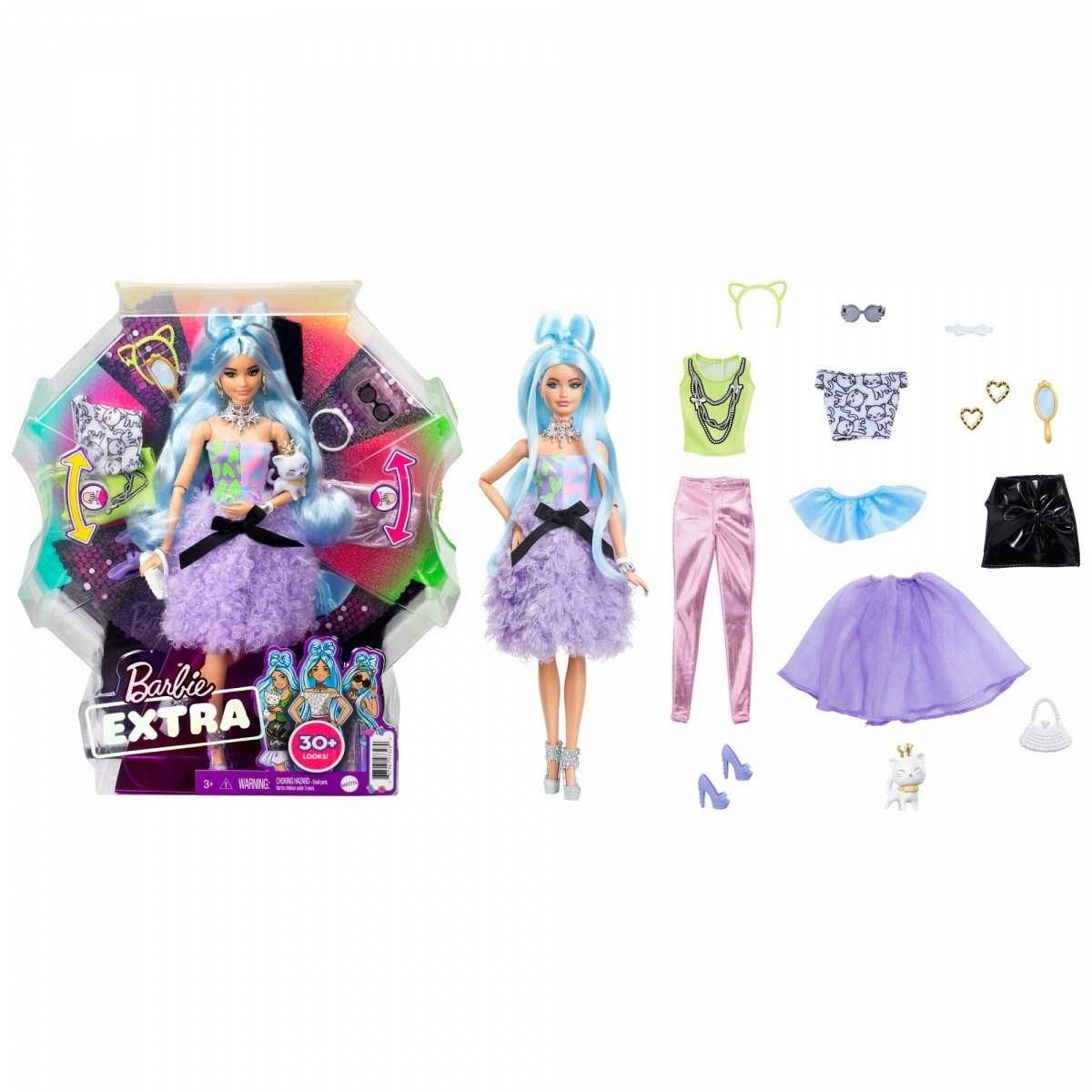 Barbie Extra Moda Lalka Deluxe z dodatkami GYJ69