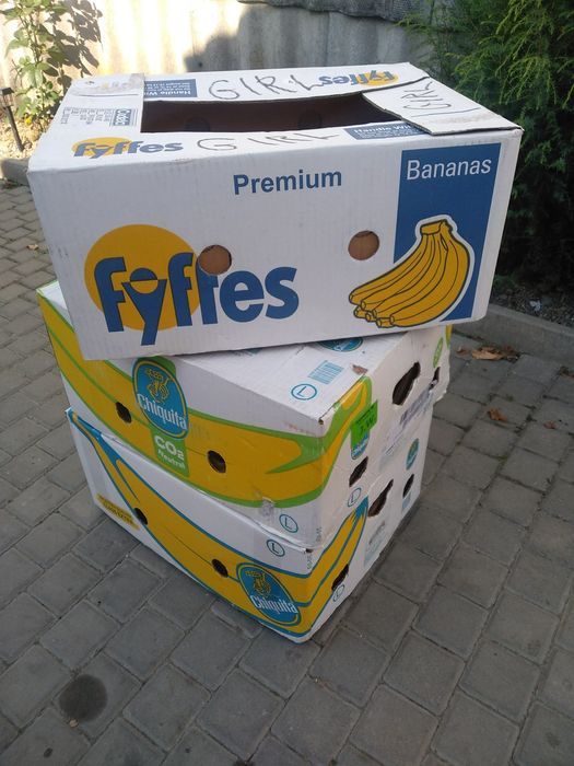 Бананки картонні ящики