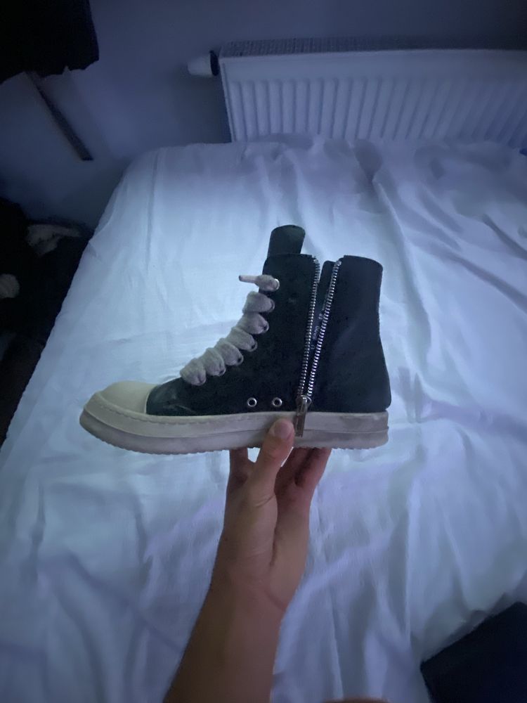 rick owens jumbo leather ramones