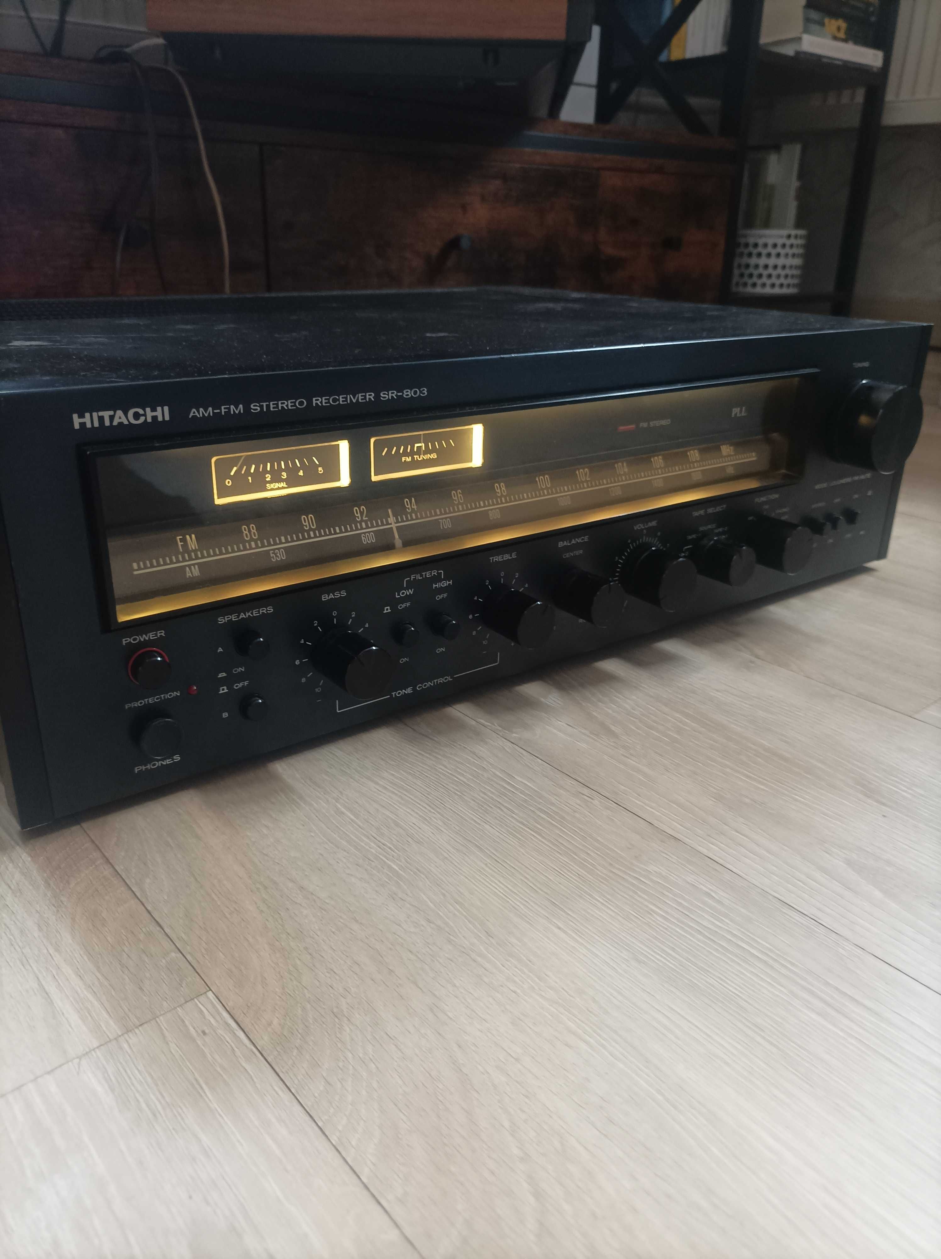 Hitachi SR-803 amplituner stereo vintage Japan 70's