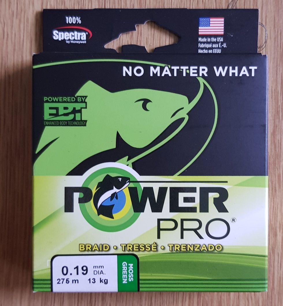 Plecionka Power pro Powerpro 275m 0.13 0.15 0.19 0.23 zielona żółta