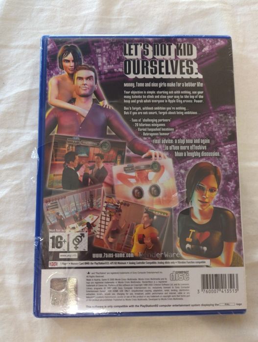 7 Sins PS2 Novo Selado