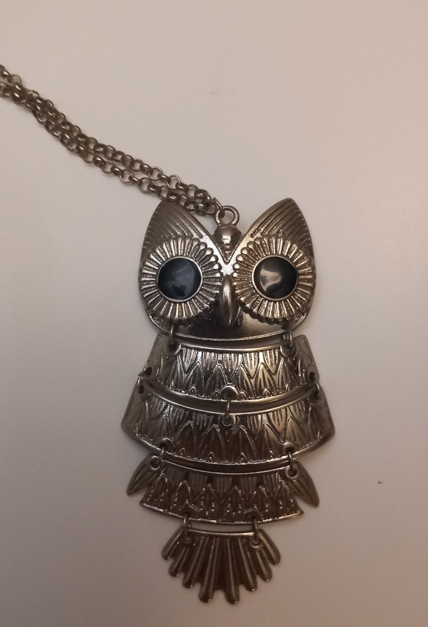 Sowa • naszyjnik • owl necklace • IAM • srebrna sówka