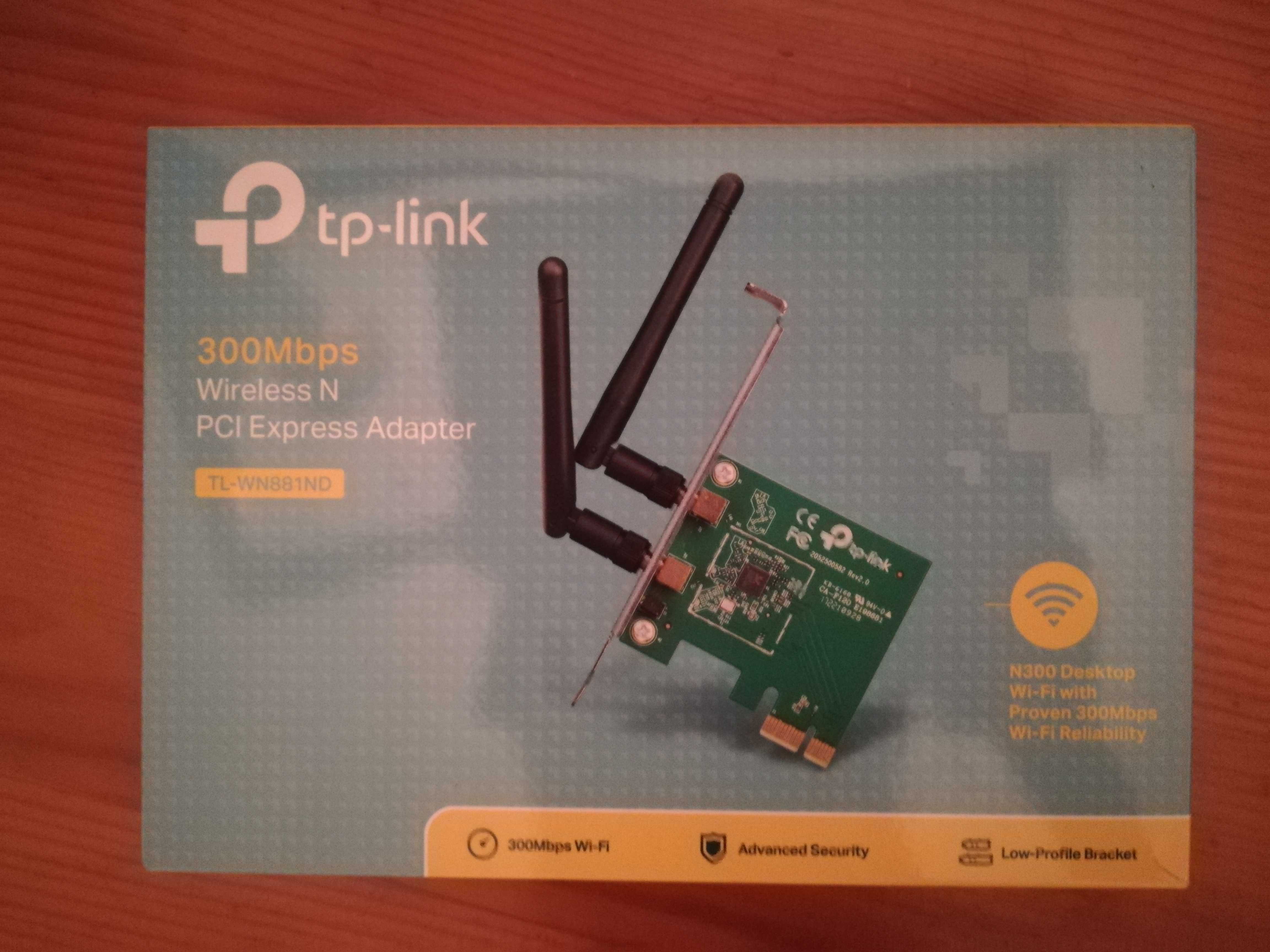 Placa de Rede TP-Link PCI Express TL-WN881ND