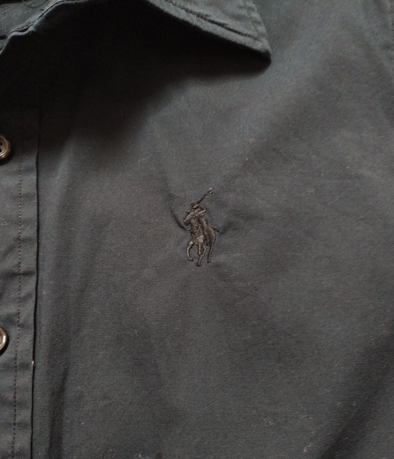 Koszula damska Ralph Lauren, czarna, gładka, S ,