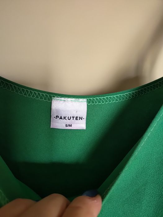 Sukienka Pakuten S zielona na ramiączka