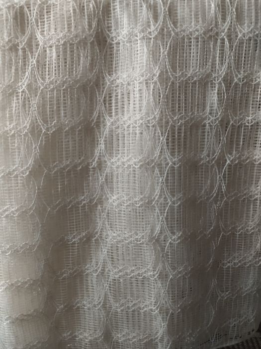 Firanki 2 szt. białe.