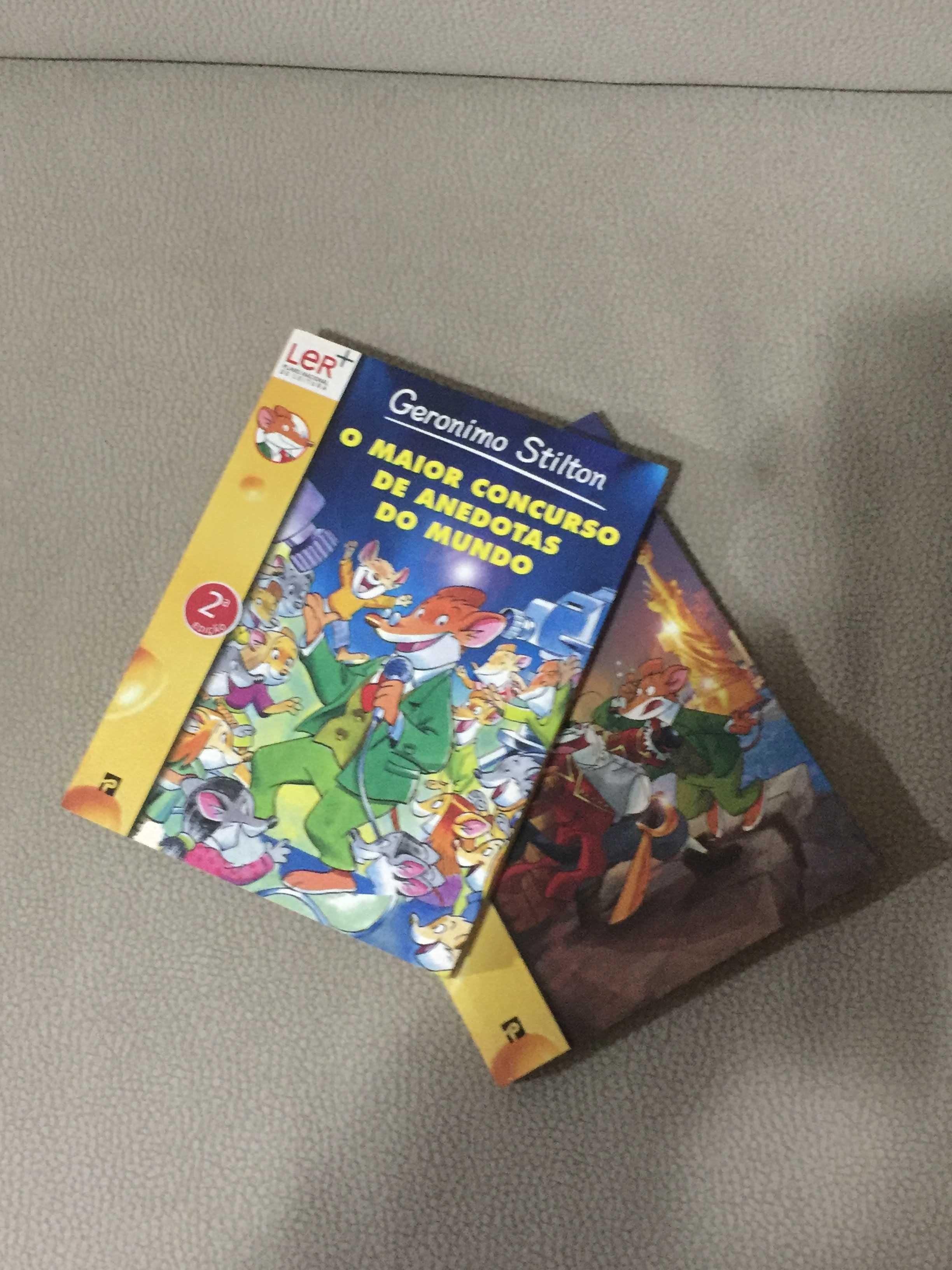 Livros do Geronimo stilton 2ª edição (como novos)