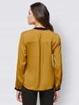 17) Mustardowa elegancka bluzka 46 NOWA