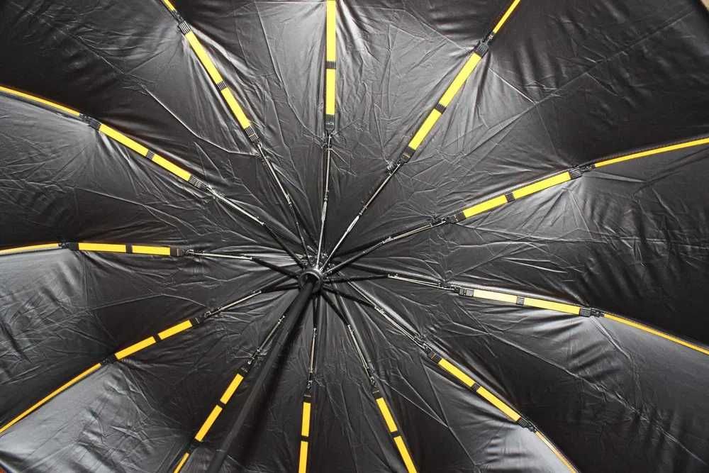 Зонт Xiaomi Eco 12 спиц автомат чёрный усиленный