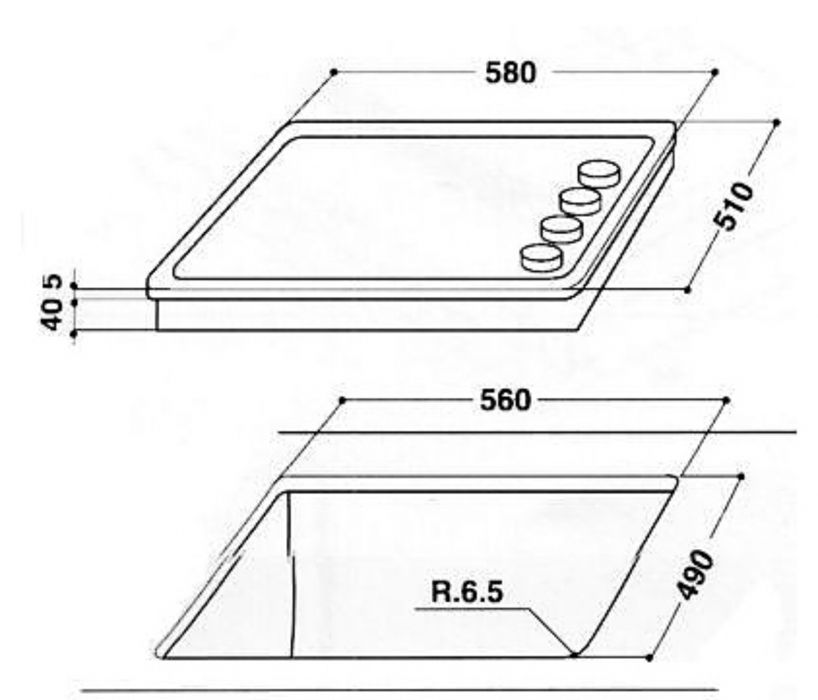 Варильна поверхня whirlpool akr 105/nb