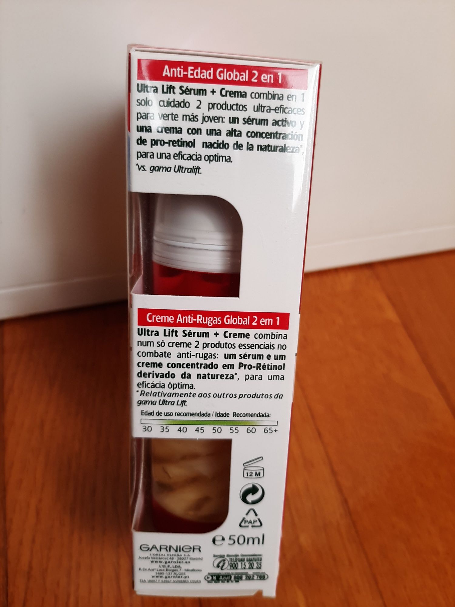 Creme + Serum Ultra Lift 50 ml Garnier