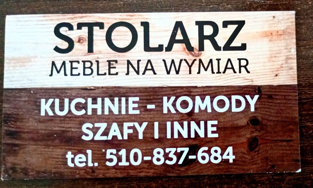 Meble na wymiar  Stolarz