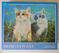 Puzzle 500  Koty