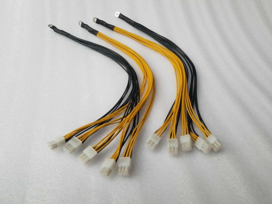10 шт. 6Pin разъемы, кабель питания, PCIe E для  Antminer asic S9 S9i