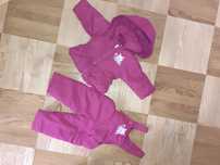 Kurtka zimowa + spodnie zimowe 6-9m