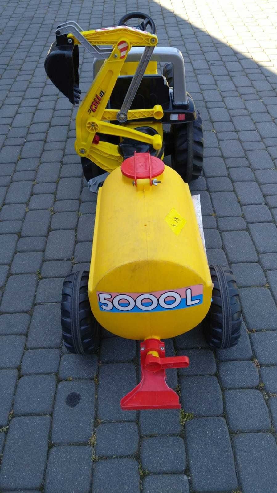 Rolly Toys Traktor Na Pedały New Holland Koparka łyżka tylna