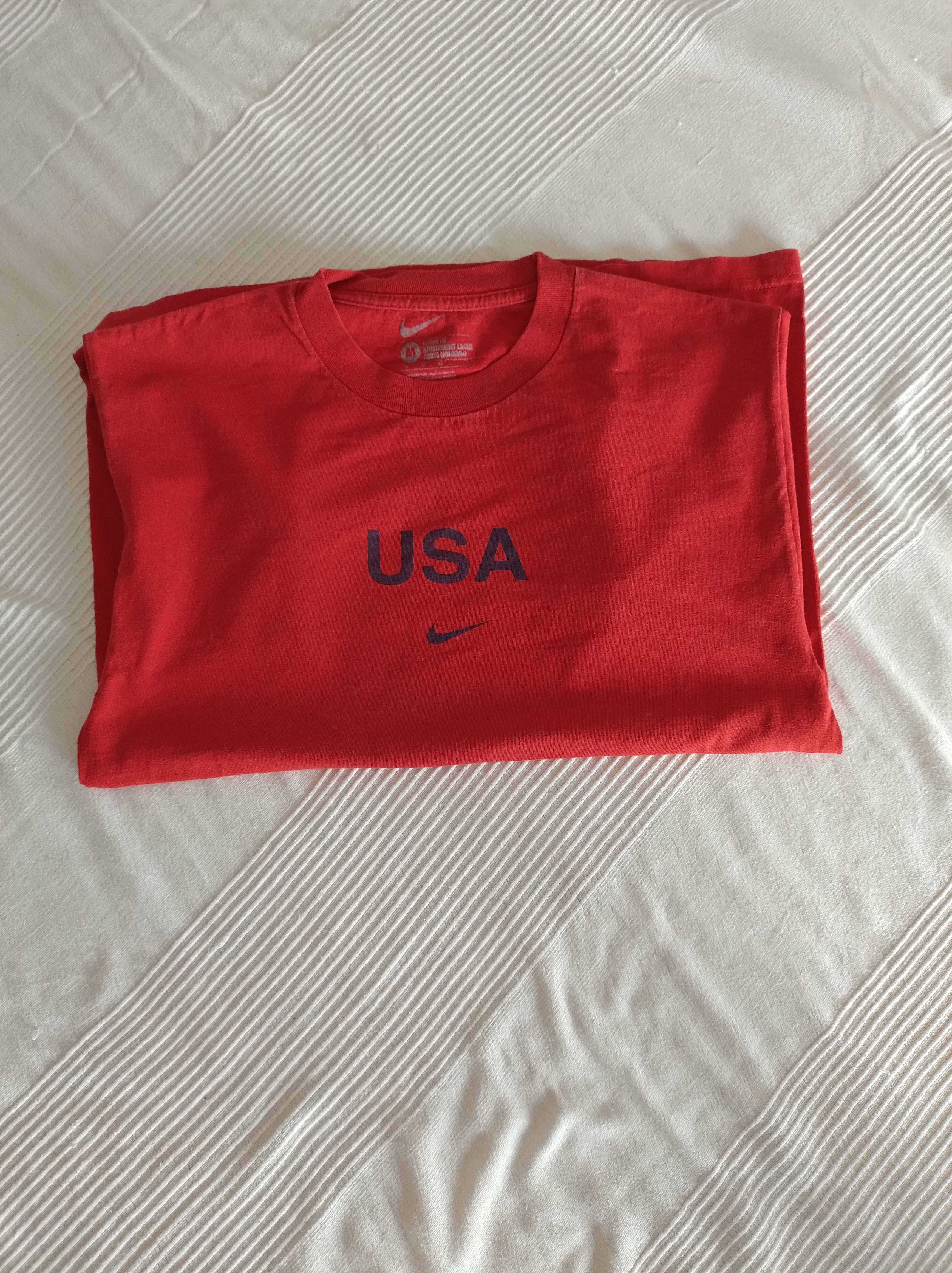koszulka nike czerwona  rozmiar M USA