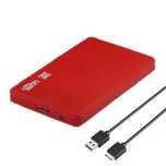 Kieszeń na dysk twardy 2,5 cala USB 3.0 czerwona