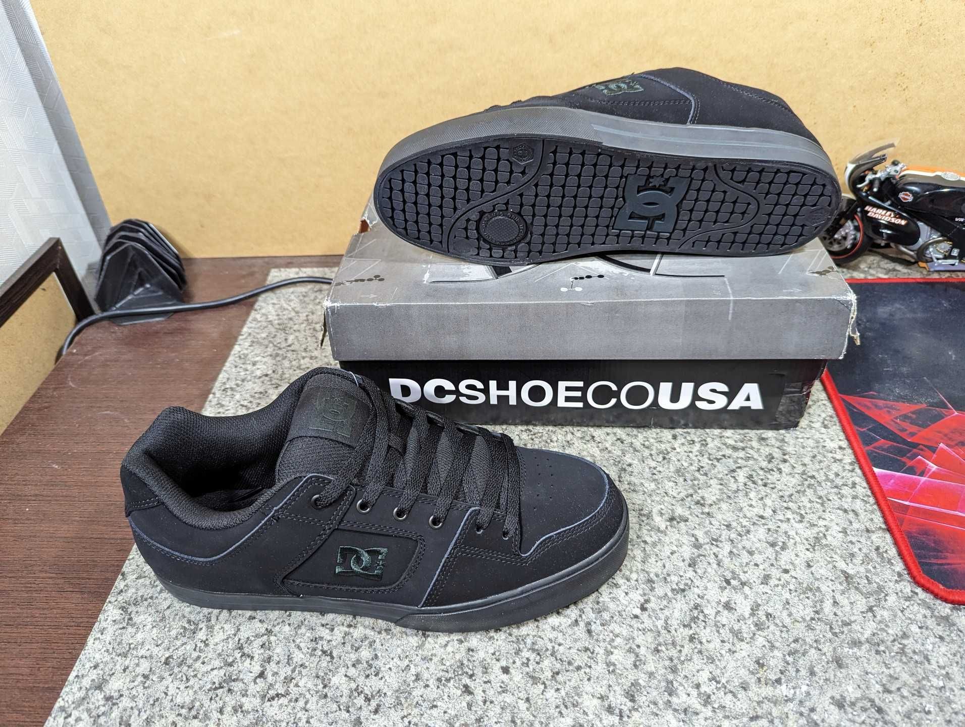 Кроссовки DC Shoes Pure Black кросівки кеди Нові Оригінал 42 46