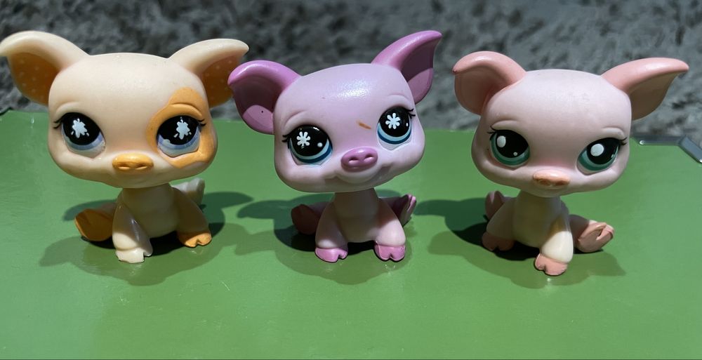 LPS Littlest Pet Shop oryginalne figurki: Zestaw zwierząt domowych