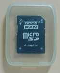 adapter Good Ram mikro SD w raz kartą micro SD 2GB