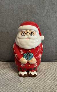 Świateczny Mikołaj ceramiczny