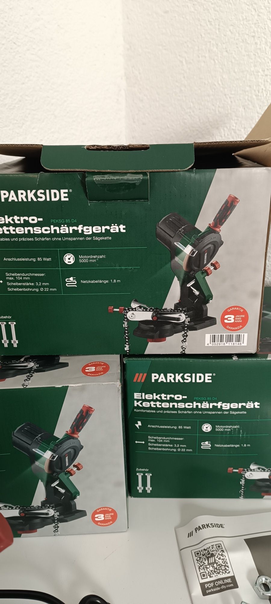 Верстат заточування ланцюгів Parkside PEKSG 85, точилка цепей парксайд