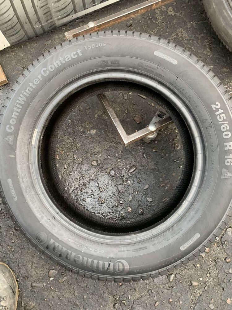 Шини 215/60 R16 Continental зима 7/6,4мм