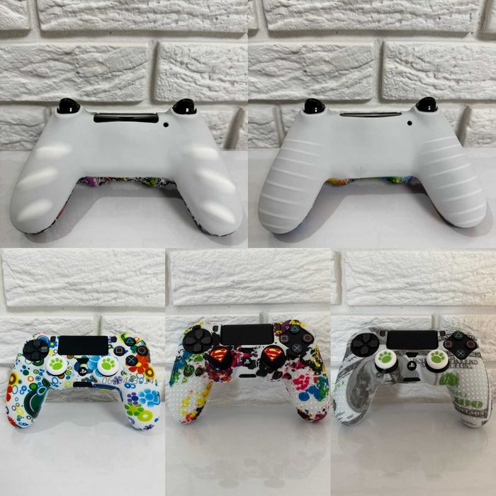 Чехол с накладками на стики геймпад для DualShock PS3 PS4 PS5 XBOX 360