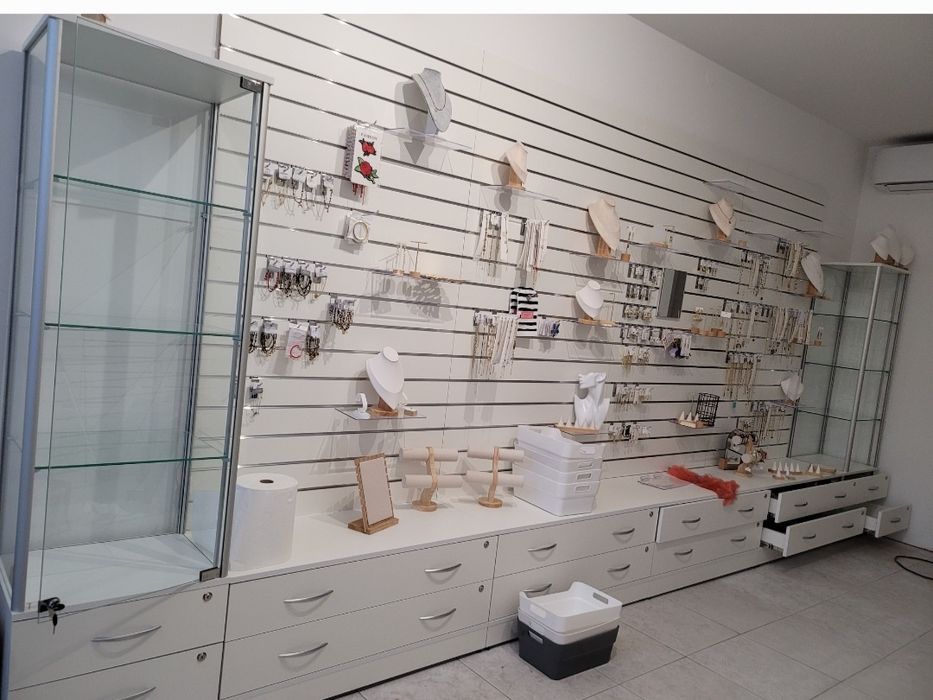 Panel spacewall witryna szklana led