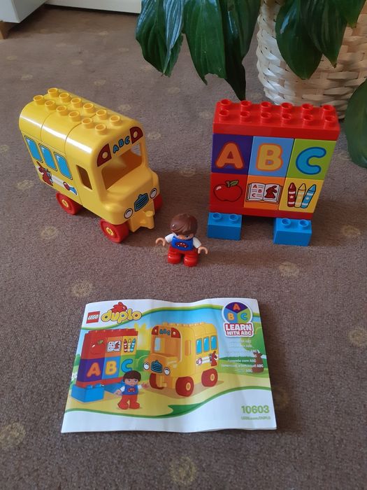Lego Duplo 10603 autobus literki tablica