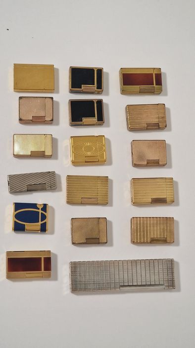 Coleção de isqueiros S.T Dupont