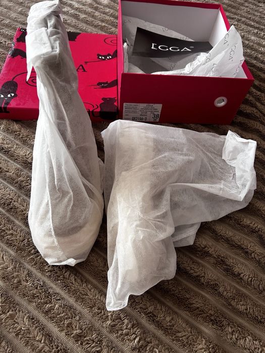 ЗНИЖКА Демі черевики 37/38р з натуральної шкіри [чоботи осіннє взуття]