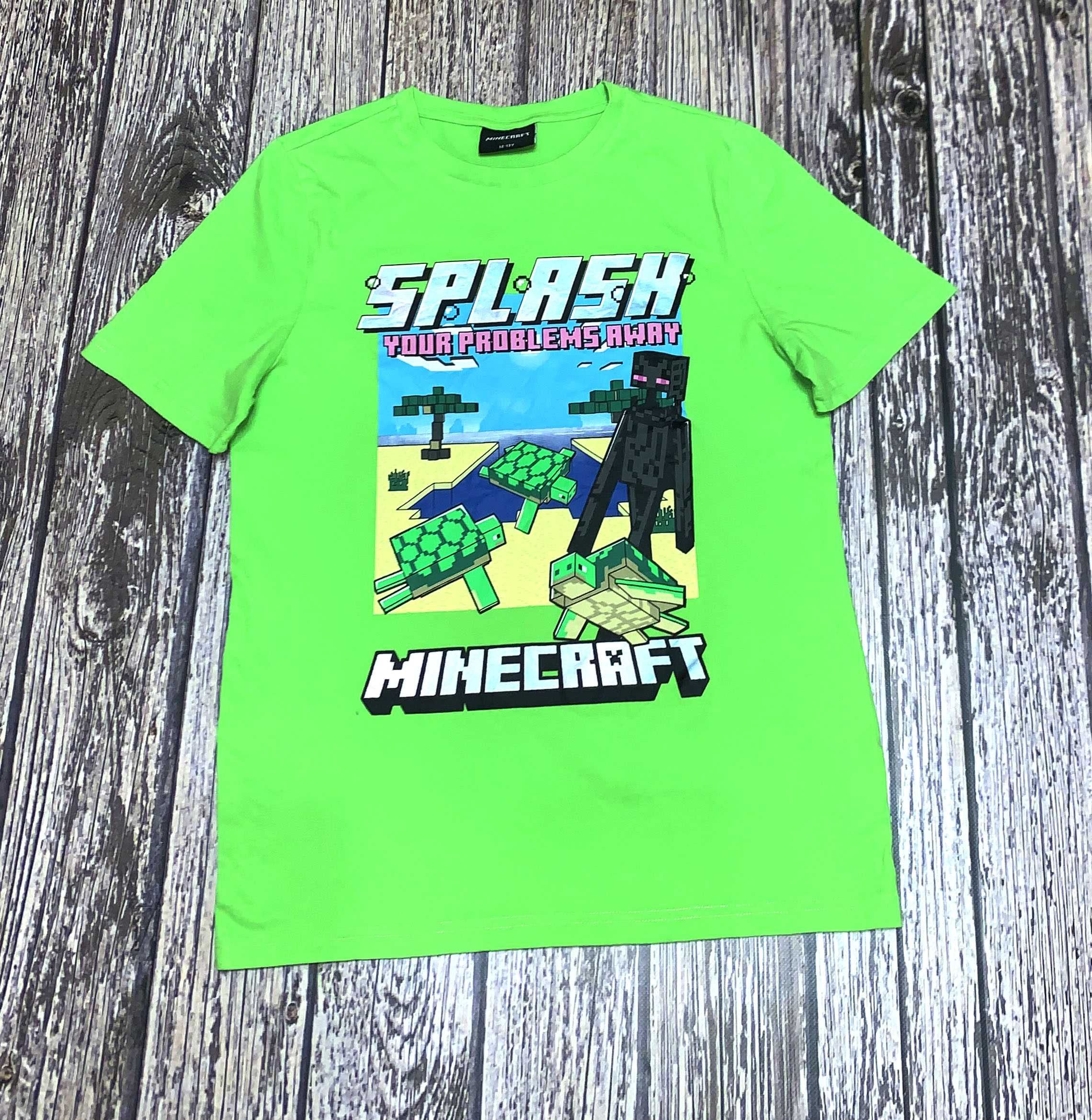 Футболка Minecraft для мальчика 12-13 лет. 152-158 см