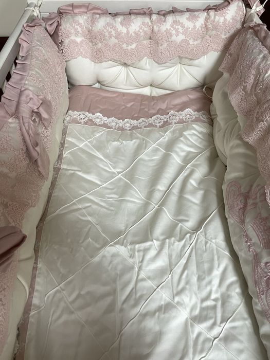 Дитяча кроватка Ikea з бортиками та одіялом у подарунок