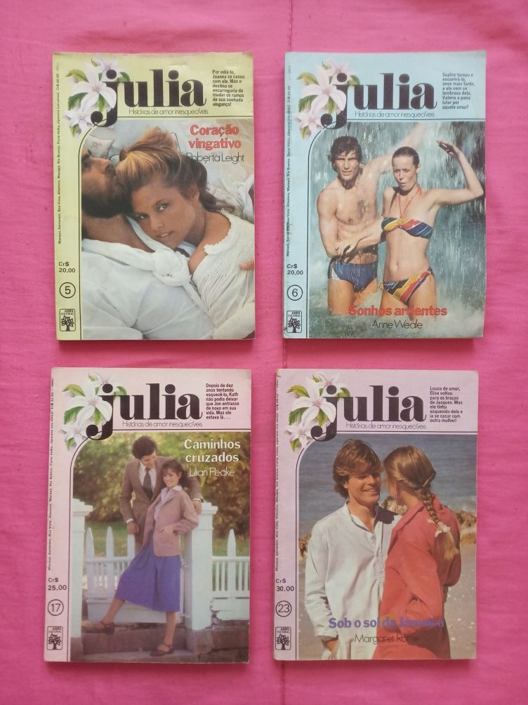 20 livro de Romances JÚLIA e BIANCA