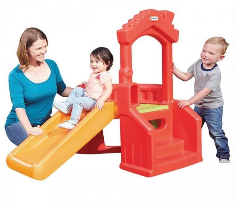 Mini plac zabaw ze zjeżdżalnią pudełko,1220x570x400 mm