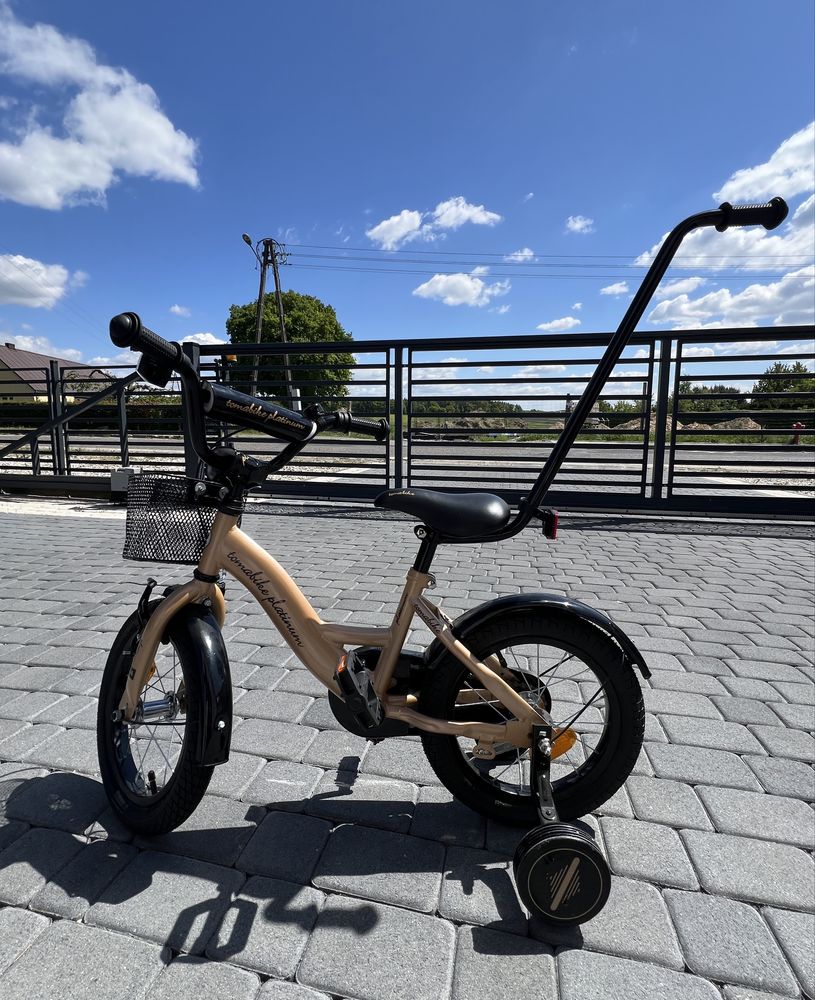 Rower dziecięcy tomabike platinum 14” złoty