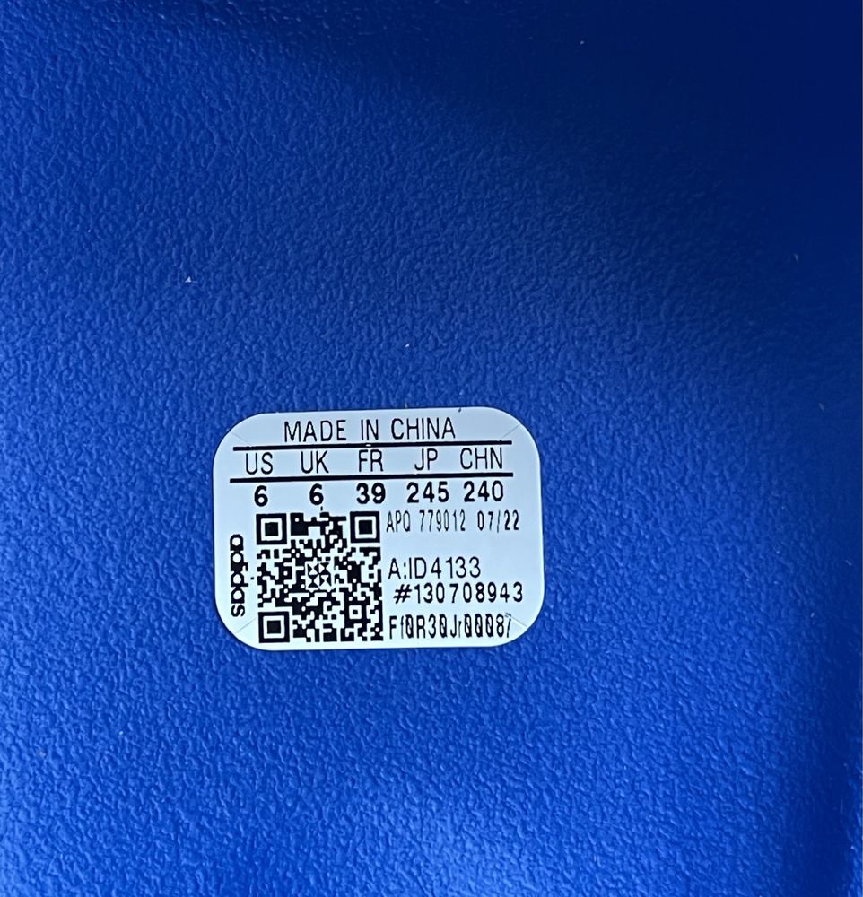 Klapki Adidas Yeezy Slide Azure 39