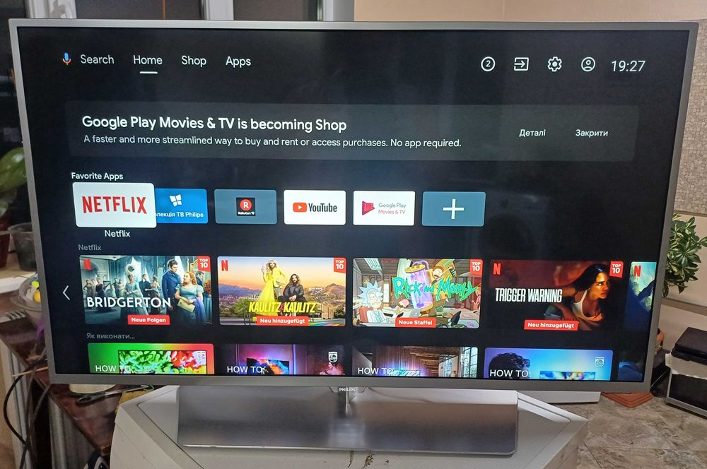 Телевізор PHILIPS 43PUS6551 4K Ultra HD Android 8 Quad Core AMBILIGHT