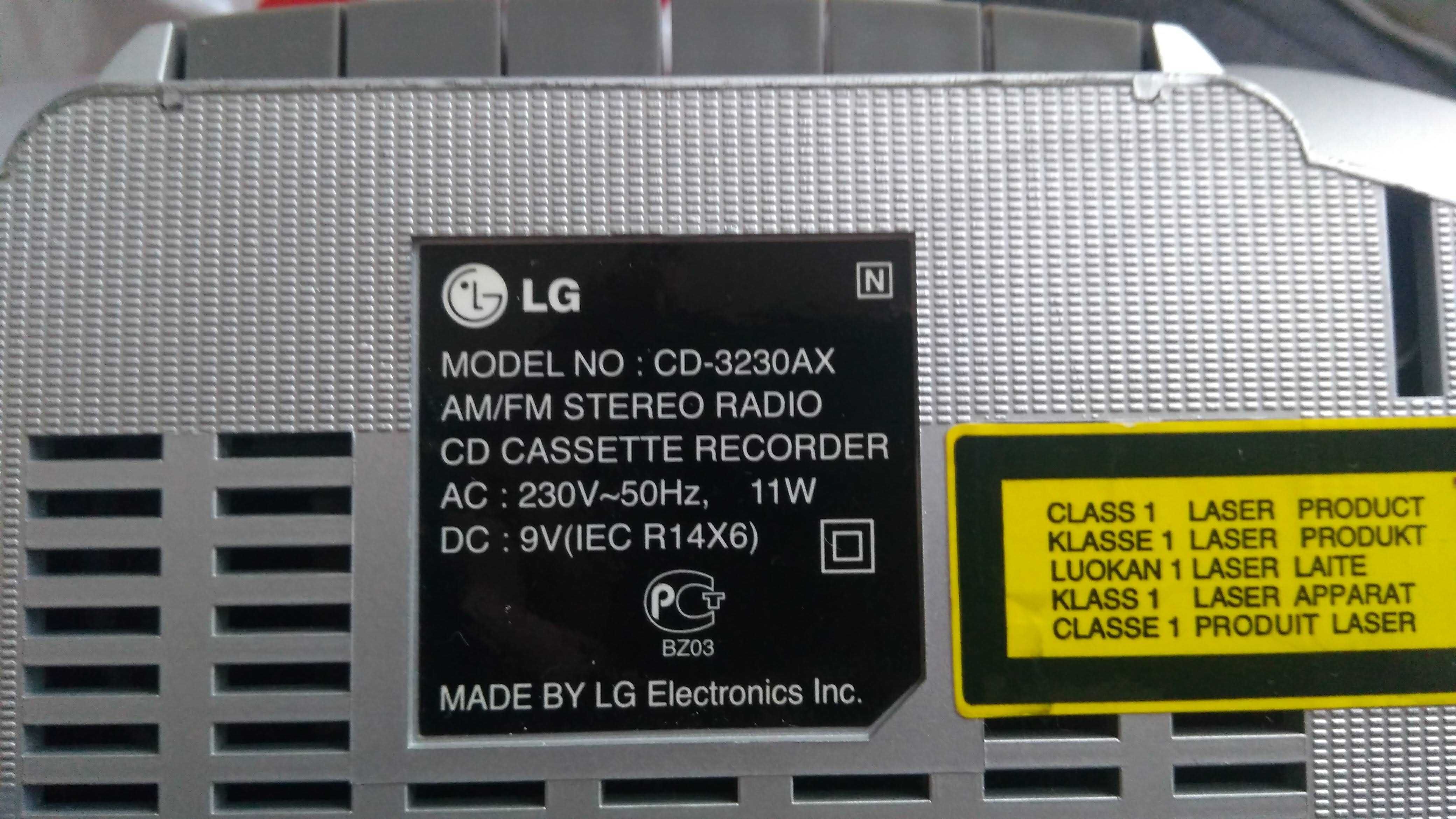 Магнитола LG CD-3230 AX